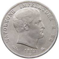 ITALY STATES NAPOLEON I. 2 LIRE 1812 V Napoleon I. (1804-1814, 1815) #t144 0145 - Napoleontisch