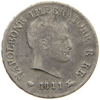 ITALY STATES NAPOLEON I. 10 SOLDI 1811 M Napoleon I. (1804-1814, 1815) #t161 0491 - Napoleónicas