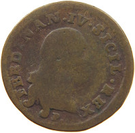 ITALY STATES NAPLES TORNESE 1791 Ferdinando IV (I) Di Borbone, 1759-1816 #c006 0091 - Nápoles & Sicile