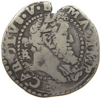 ITALY STATES NAPLES TESTONE 1516-1556 CARLO V. 1516-1556 #t155 0307 - Neapel & Sizilien