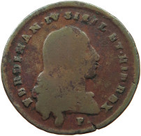 ITALY STATES NAPLES 4 TORNESI 1799  #t060 0525 - Nápoles & Sicile