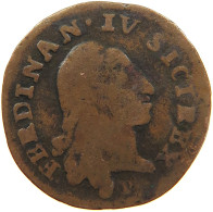 ITALY STATES NAPLES 4 CAVALLI 1788 FERDINANDO IV DI BORBONE (1759-1798) #t018 0263 - Neapel & Sizilien