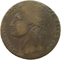 ITALY STATES NAPLES 3 GRANA 1810 JOACHIM MURAT #t061 0319 - Neapel & Sizilien