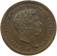 ITALY STATES NAPLES 2 TORNESI 1857  #t061 0359 - Napels & Sicilië