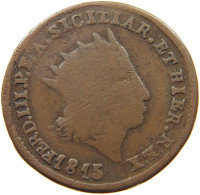 ITALY STATES NAPLES 2 GRANA 1815  #t100 0153 - Napels & Sicilië