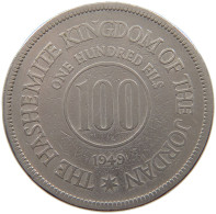 JORDAN 100 FILS 1949  #a079 0093 - Jordanië