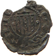 ITALY STATES SICILY DENARO  ALFONSO ARAGON 1416-1458 DOUBLE STRUCK #a071 0425 - Sicile