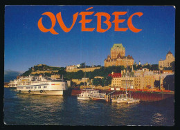 CPSM / CPM 10.5 X 15 Canada Québec  QUEBEC (9) Le Port Navire De Croisière "Louis Jolliet" - Québec - La Cité