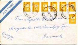 Argentina Air Mail Cover Sent To Denmark 15-9-1973 With More Stamps - Posta Aerea