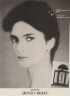 Publicité Papier - Advertising Paper - Armani - Publicités Parfum (journaux)