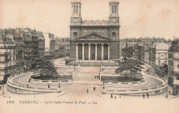 FRANCE - Paris - Eglise Saint-Vincent De Paul - Carte Postale Ancienne - Andere Monumenten, Gebouwen