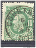 4Wv-812: N° 45: E9:  COURTRAI - 1869-1883 Léopold II