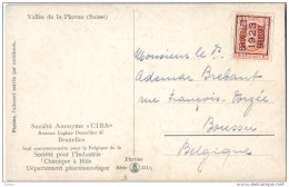 4cp-422: N° 78 B /  Pk:  Phytine Série III /3  Vallée De La Plavna (Suisse) BRUXELLES 1923 BRUSSEL - Typo Precancels 1922-26 (Albert I)