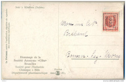 4cp-424: N° 78 B /  Pk:  Phytine Série IV /3  Soir à Klosters (Suisse)  BRUXELLES 1923 BRUSSEL - Typografisch 1922-26 (Albert I)