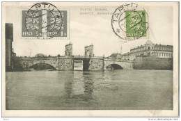 5pk626:  TARTU  Kivisild  Dorpat  Steinbrücke 2x N° 97 +98 :TARTU  * EESTI * 12 III  32 > Anvers Belgique 1932 - Estonie