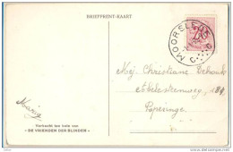 _KV787: Nieuwjaarskaartje: N° 851: C MOORSLEDE C > Poperinge Abelestweg, 184... - 1951-1975 Heraldieke Leeuw