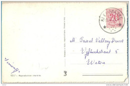 _KV783: Fantasiekaartje: N°851: *  KLEMSKERKE * 10.6.55  > Watou: Sterstempel - 1951-1975 Leone Araldico