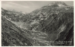 SUISSE - Tessin - Val Tremola Verso L'Ospizio Del S Gottardo E Il Monte Prosa - Carte Postale Ancienne - Autres & Non Classés