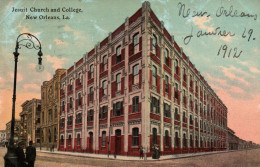 Louisiana - Jesuit Church And College New Orleans, LA 1912 - New Orleans