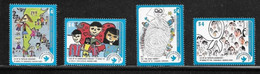 Argentina 2013 Identity Rights Kinder Drawings Complete Set MNH - Unused Stamps