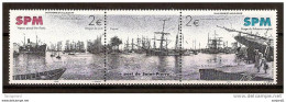 TIMBRES NEUFS LUXE ST PIERRE Et MIQUELON TRIPTYQUE EN € N° 816A  FACIALE 4€ - Blokken & Velletjes