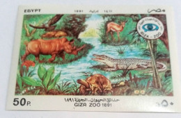 Egypt 1991, Mi. Bl 52, S/s Of 100th Anniv. GIZA-Zoo., MNH - Ungebraucht