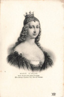 CELEBRITE - Marie D'Anjou - Soeur Du Bon Roi René D'Anjou - Elle Peousa Charles VII - Carte Postale Ancienne - Historical Famous People