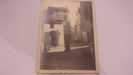 PHOTO ANCIENNE Corse BONIFACIO VIEILLE RUE Photo Originale Amateur Snapshot - Lieux
