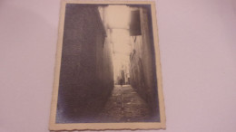 PHOTO ANCIENNE Corse BONIFACIO VIEILLE RUE Photo Originale Amateur Snapshot - Luoghi
