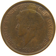 LUXEMBOURG 5 CENTIMES 1930 Charlotte (1919-1964) #a085 0741 - Luxembourg