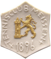 MEISSEN MEDAILLE 1896 TENNISCLUB MEISSEN #alb007 0321 - Autres & Non Classés