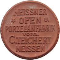 MEISSEN MEDAILLE 1872-1922  #alb057 0229 - Autres & Non Classés