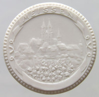 MEISSEN MEDAILLE  PORZELLAN MANUFAKTUR MEISSEN #alb057 0143 - Autres & Non Classés