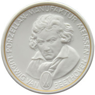 MEISSEN MEDAILLE  BEETHOVEN #sm02 0541 - Autres & Non Classés