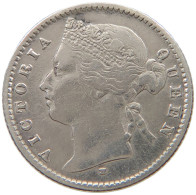 MAURITIUS 20 CENTS 1877 H Victoria 1837-1901 #t108 0117 - Maurice