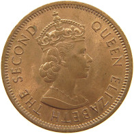 MAURITIUS 2 CENTS 1969 Elizabeth II. (1952-2022) #s023 0287 - Mauricio