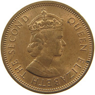 MAURITIUS 2 CENTS 1959 Elizabeth II. (1952-2022) #a095 0471 - Maurice