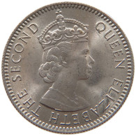 MAURITIUS 1/4 RUPEE 1964 Elizabeth II. (1952-2022) #c038 0087 - Mauricio