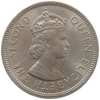 MAURITIUS 1/2 RUPEE 1965 Elizabeth II. (1952-2022) #s061 0407 - Maurice