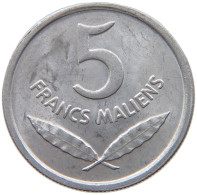 MALI 5 FRANCS 1961  #c040 0793 - Mali (1962-1984)