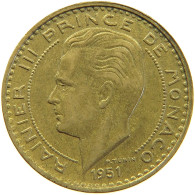 MONACO 20 FRANCS 1951 Rainier III. (1949-2005) #c067 0371 - 1949-1956 Francos Antiguos