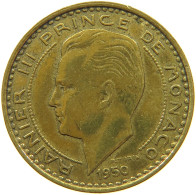 MONACO 20 FRANCS 1950 Rainier III. (1949-2005) #a094 0697 - 1949-1956 Alte Francs