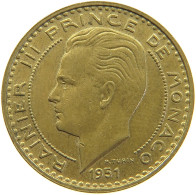 MONACO 20 FRANCS 1951 Rainier III. (1949-2005) #c016 0115 - 1949-1956 Oude Frank