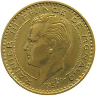 MONACO 20 FRANCS 1951 Rainier III. (1949-2005) #a094 0583 - 1949-1956 Franchi Antichi