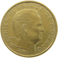 MONACO 20 CENTIMES 1962 Rainier III. (1949-2005) #a047 0219 - 1960-2001 Francos Nuevos