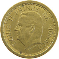 MONACO 2 FRANCS 1945 Louis II. (1922-1949) #a069 0737 - 1922-1949 Luigi II