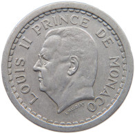 MONACO 2 FRANCS 1943 Louis II. (1922-1949) #c014 0523 - 1922-1949 Luigi II