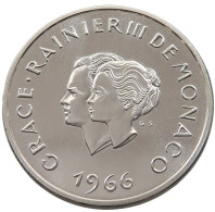 MONACO 10 FRANCS 1966  Rainier III. (1949-2005) GRACE KELLY #alb064 0377 - 1960-2001 Nouveaux Francs