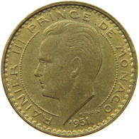 MONACO 10 FRANCS 1951  #s073 0799 - 1949-1956 Old Francs