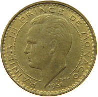 MONACO 10 FRANCS 1951  #s073 0799 - 1949-1956 Francos Antiguos